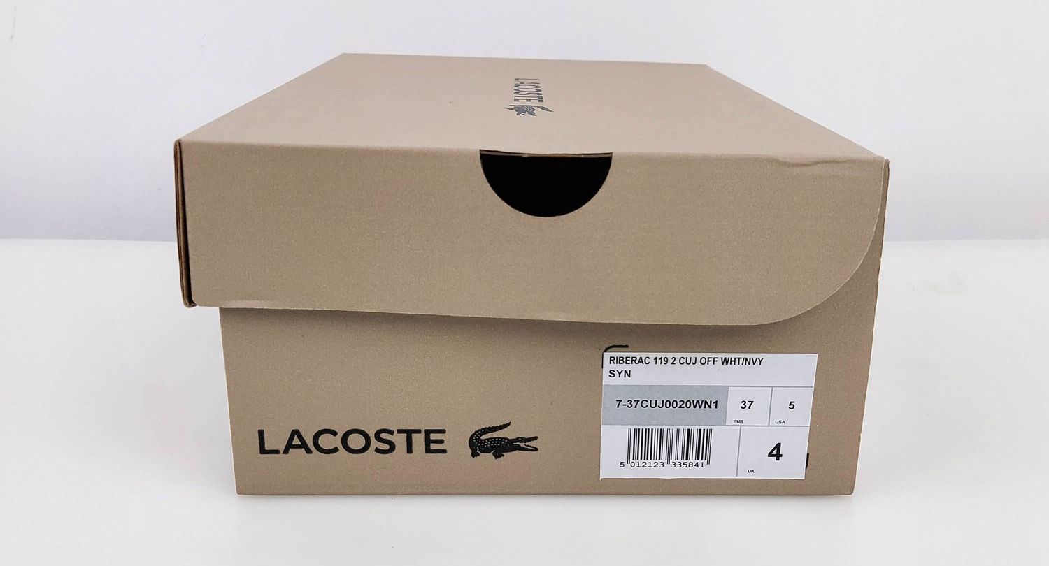 buty lacoste pudełko