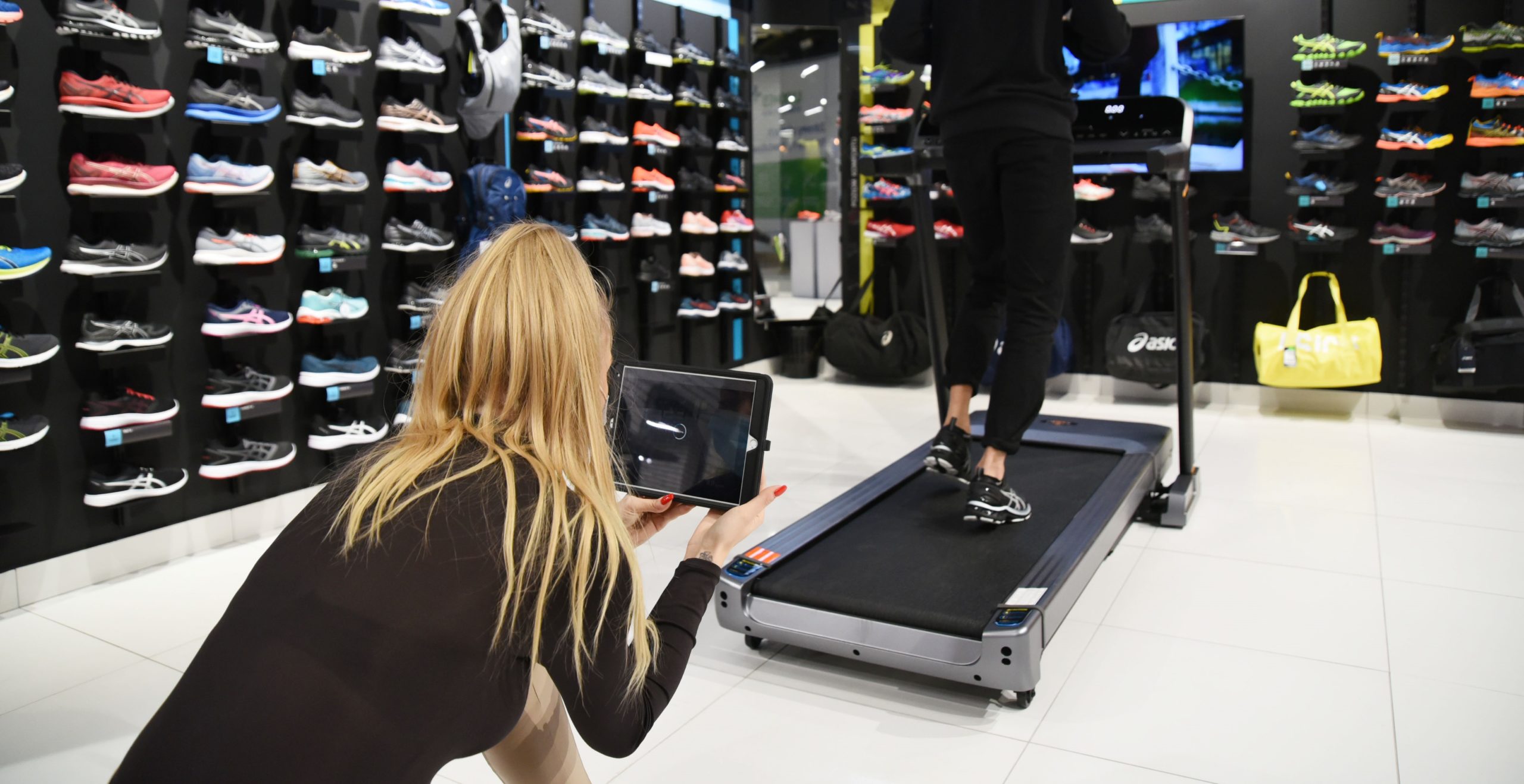 asics running analyzer pomiar