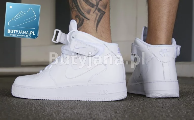 Buty NIke Air Force 1 Mid White – since 1982.