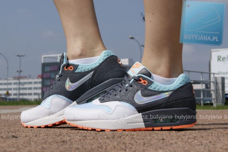 Nike Air Max 1 Premium 454746-103 „Silver Dark Grey Glacier”