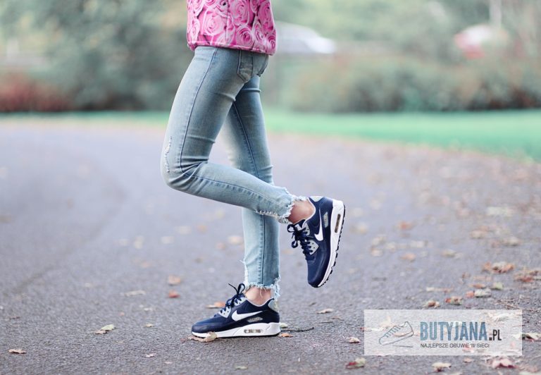 Damskie Nike Air Max 90 Gs 2015 “Obsidian White Wolf Grey” już na Butyjana.pl