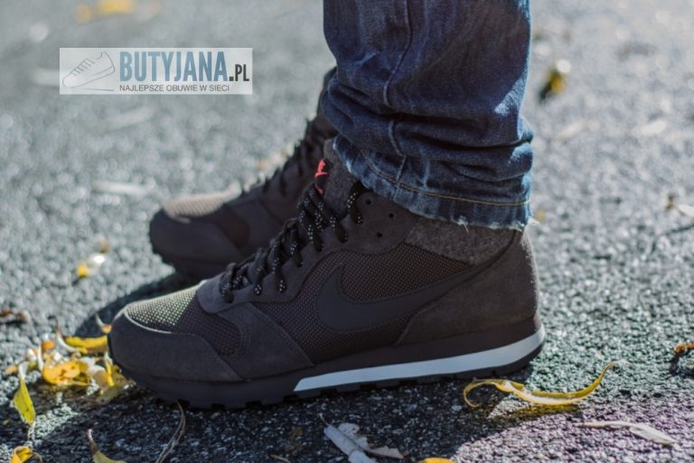 Miejskie buty na zimę Nike MD Runner 2 Mid 807406-220 Velvet Brown – Black – Hyper