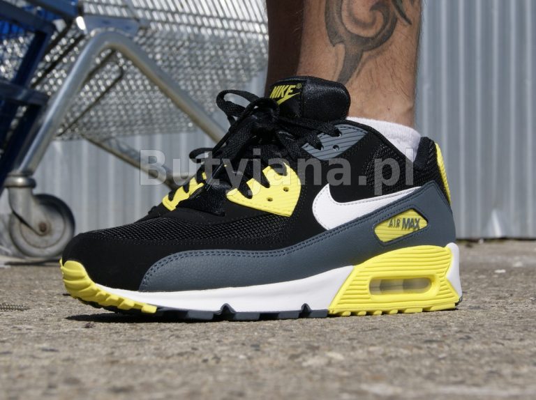 Buty Nike Air Max 90 Essential 537384-017 „Black White Sonic Yellow”