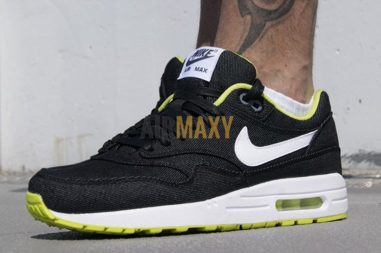 Buty Nike Air Max 1 Premium Denim 512033-019 „White Cyber Cool”