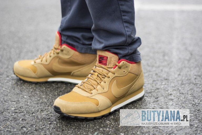 Buty sportowe na zimę Nike MD Runner 2 Mid 807406-770 “Wheat – Black”
