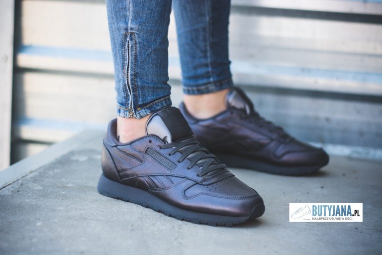 Wyprzedaż damskich butów Reebok Classics Leather “All Black”