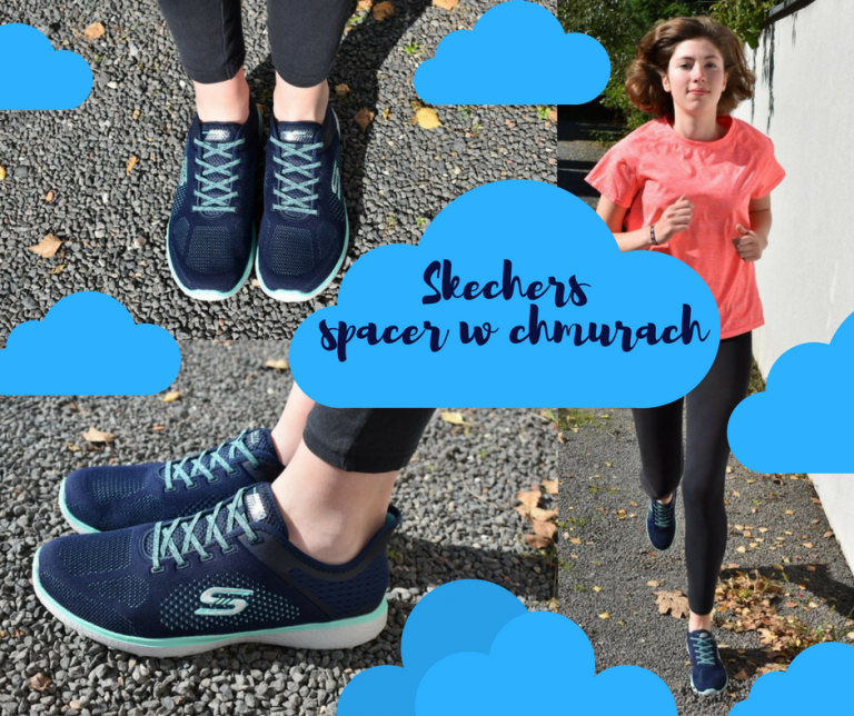 Damskie buty sportowe Skechers – spacer w chmurach