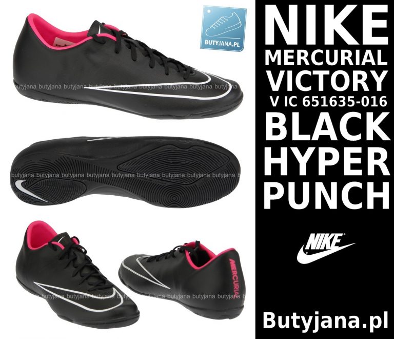 Halówki Nike Mercurial Victory V IC 651635-016 “Black Hyper Punch