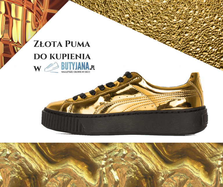 Damskie buty Puma Basket Platform Metallic – dodaj sobie blasku