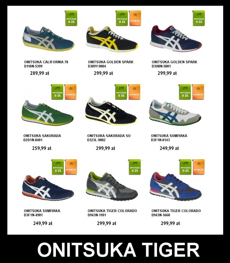 Buty Onitsuka Tiger – kultowe modele prosto z Japonii