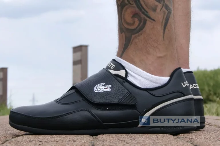 Męskie Buty Lacoste Lisse czarne