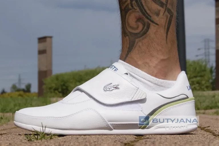 Męskie buty sportowe Lacoste Lisse „White Light Green”