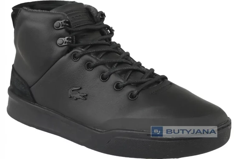 Męskie buty zimowe Lacoste Explorateur Classic CAM002702H Czarne