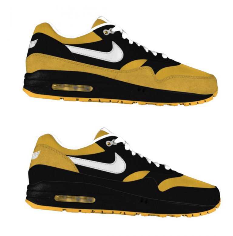 Airmaxy Custom Nike Air Max 1 Black Gold