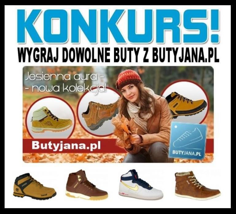 Wygraj dowolne buty sportowe i trekkingowe z Butyjana.pl !!!