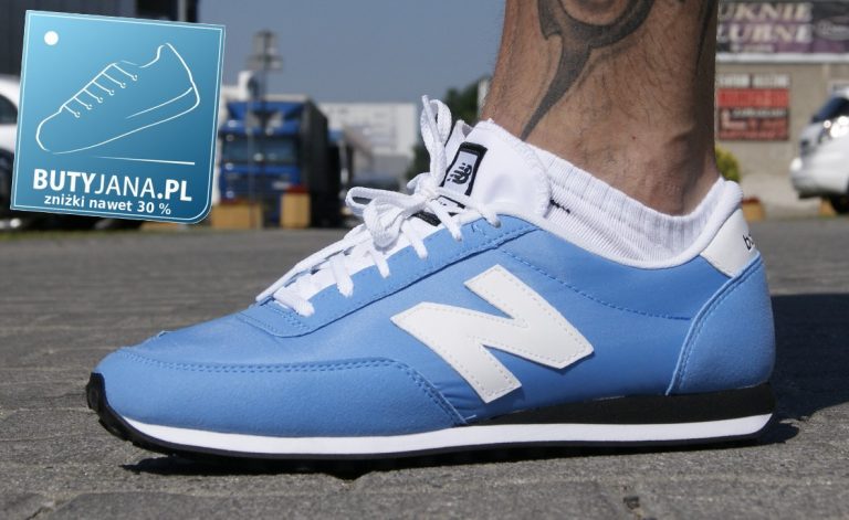 Błękitne buty sneakers New Balance U410BWM