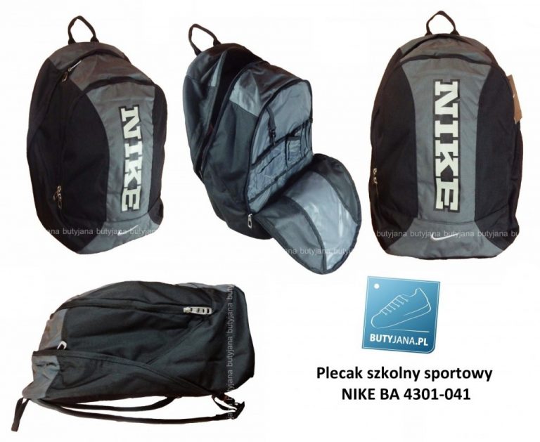Plecak szkolny Nike BA 4301-041 w wersji sportowej.