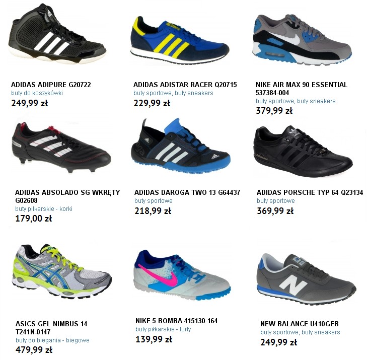 Buty sportowe Nike, adidas, New Balance, ASICS – zobacz co nowego na Butyjana.pl
