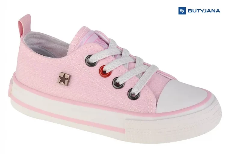 Buty dziecięce w kolorze pudrowego różu Big Star Shoes J HH374093