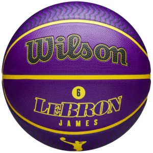 Piłka do koszykówki Wilson NBA Player Icon LeBron James Outdoor Ball WZ4005901XB Piłka do koszykówki Wilson NBA Player Icon LeBron James Outdoor Ball WZ4005901XB