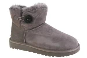 Śniegowce UGG Mini Bailey Button II 1016422-GREY Śniegowce UGG Mini Bailey Button II 1016422-GREY - buty do kurtki puchowej