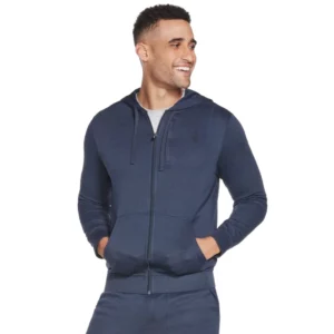 Bluza Skechers Go Knite Pique Full Zip Hoodie M3JA154-NVY Bluza Skechers Go Knite Pique Full Zip Hoodie M3JA154-NVY