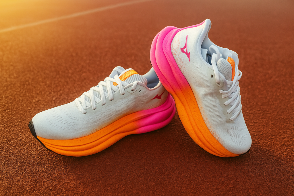 Mizuno Wave Sky 9 pomarańczowo różowe