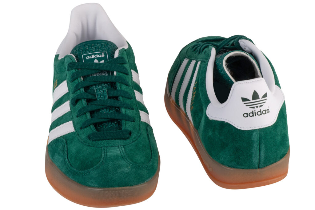 Adidas Gazelle - butelkowa zieleń, zielone, przeźroczysta podeszwa