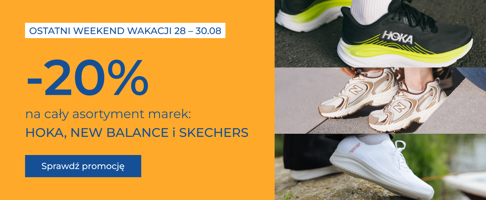 Skechers Hoka New Balance promocja
