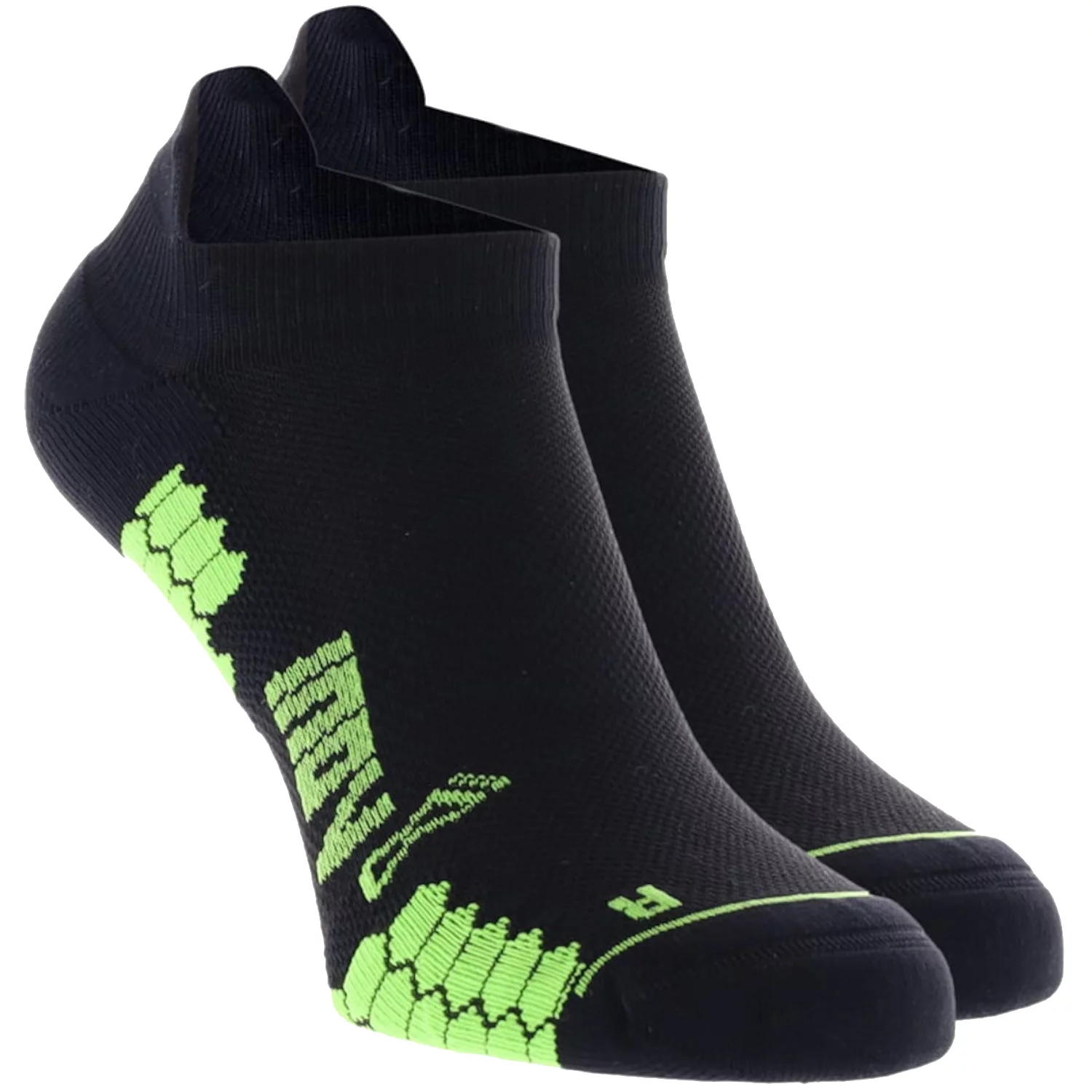 Inov-8 Trailfly Low Sock 000998-BKGN-01, Unisex, Czarne, skarpetki, poliamid, rozmiar: 36-40