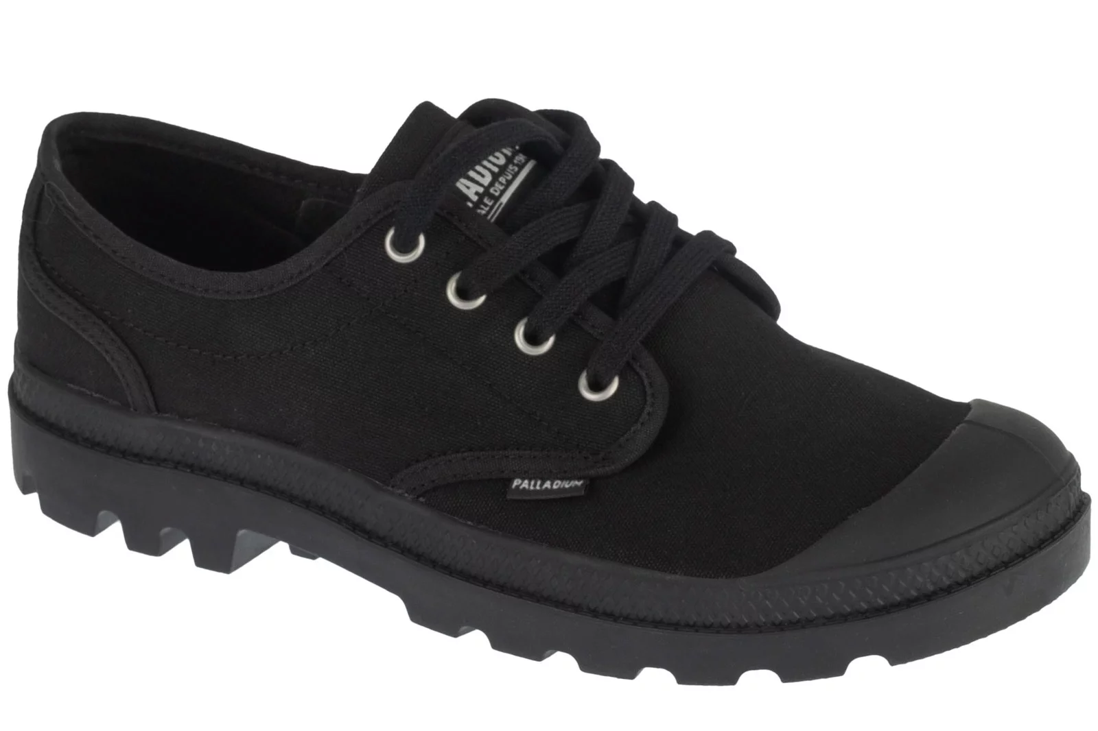 Palladium Oxford Black M 02351-008-M, Męskie, Czarne, buty sneakers, tkanina, rozmiar: 46