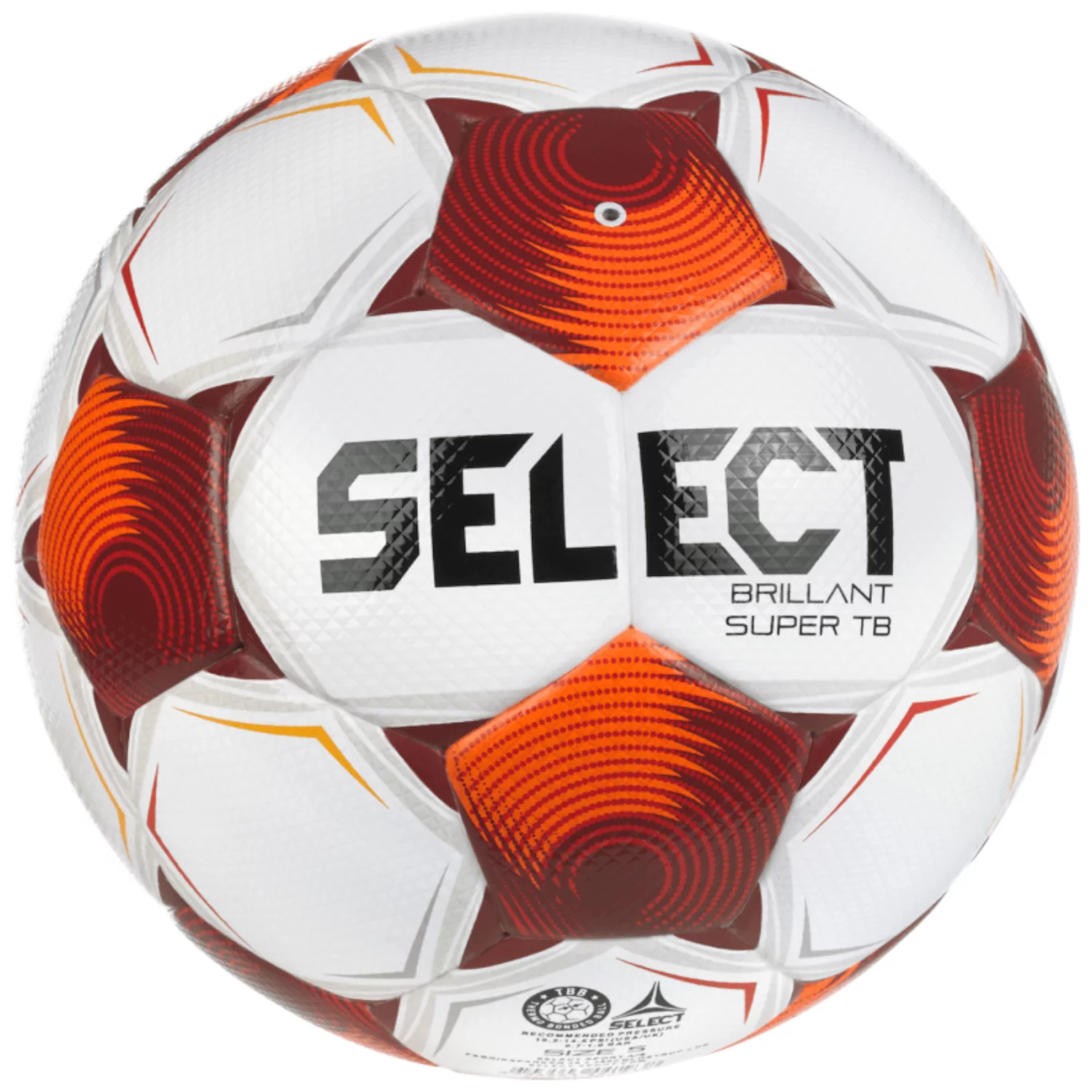 Select Brillant Super TB FIFA Quality Pro v25 Ball 100040, Unisex, Białe, piłki do piłki nożnej, poliuretan, rozmiar: 5