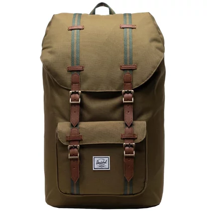 Herschel Little America Backpack 10014-05651 10014-05651 unisex plecaki, Zielone 001