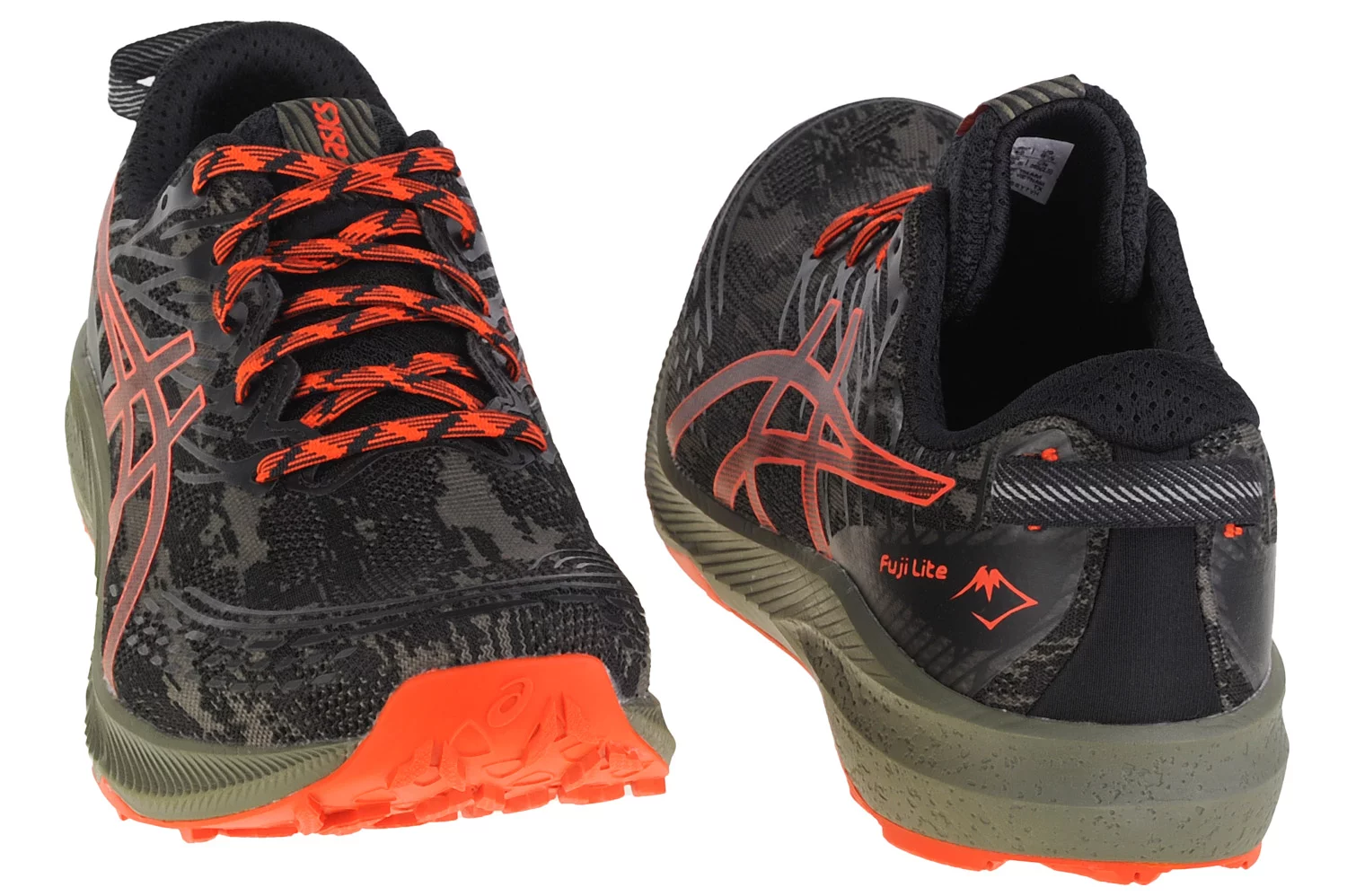 Asics Fuji Lite 3 \'Mantle Green Cherry Tomato\' 1011B467 300 Running Trail Shoes Size 14 - Asics Gel-Nimbus Lite 3 Men main image 2