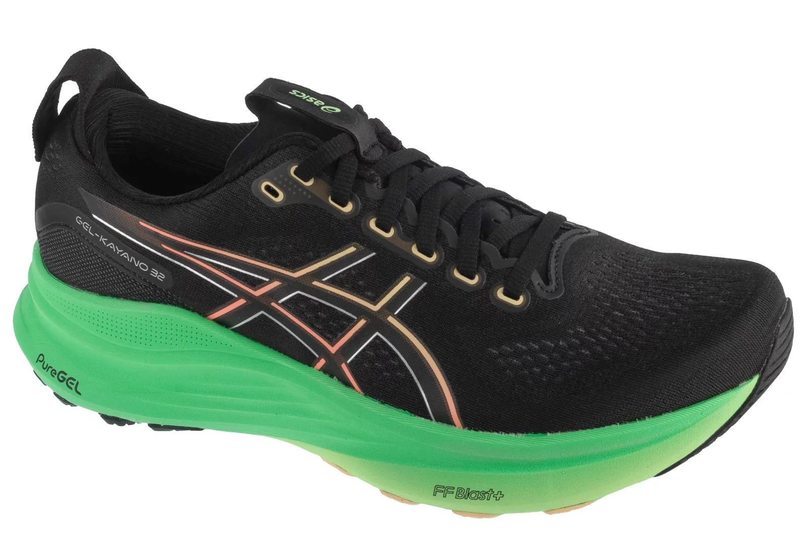 ASICS Gel-Kayano 32 1011C052-004, Męskie, Czarne, buty do biegania, tkanina, rozmiar: 42