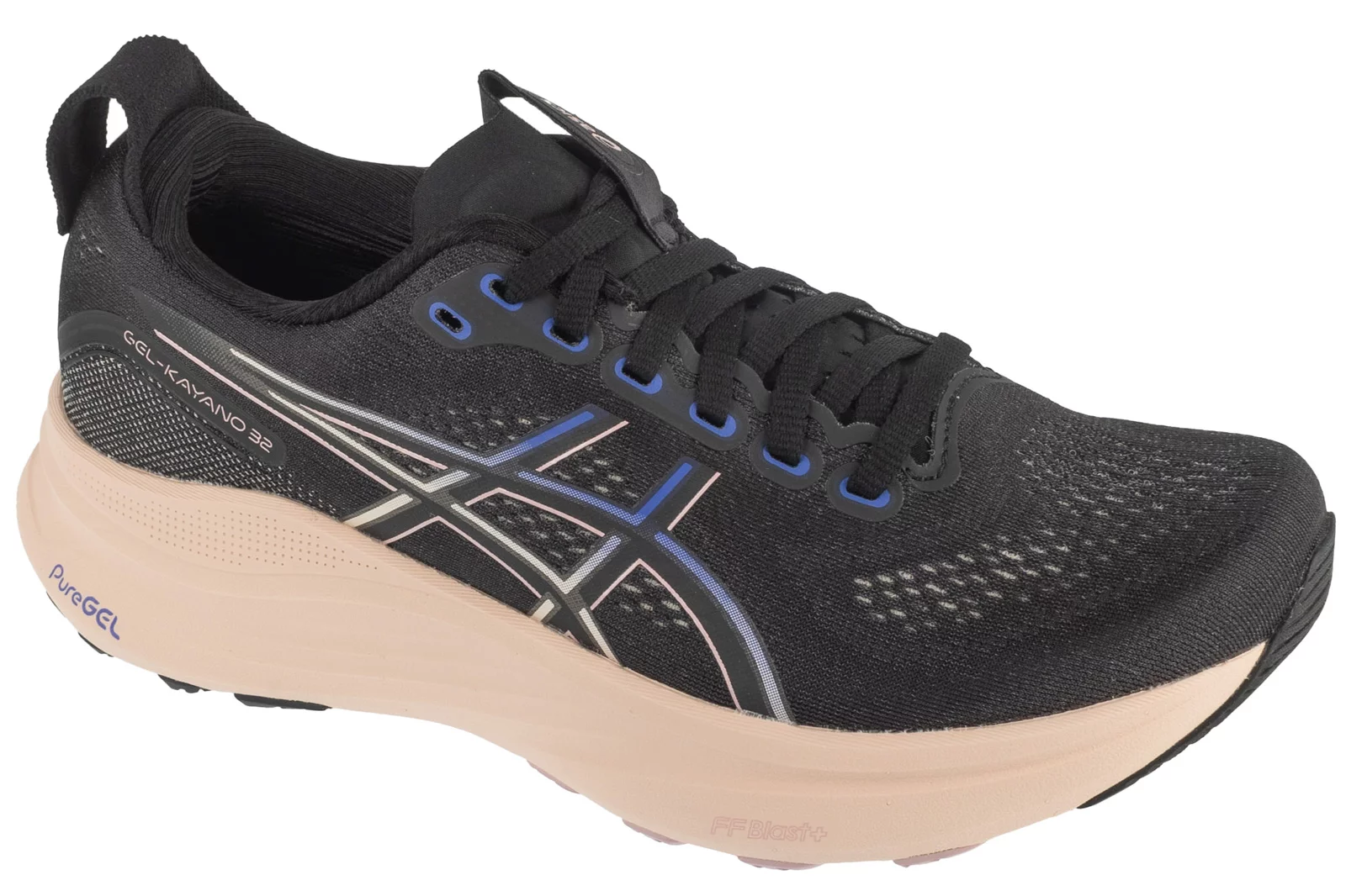 ASICS Gel-Kayano 32 1012B838-004, Damskie, Czarne, buty do biegania, tkanina, rozmiar: 37,5