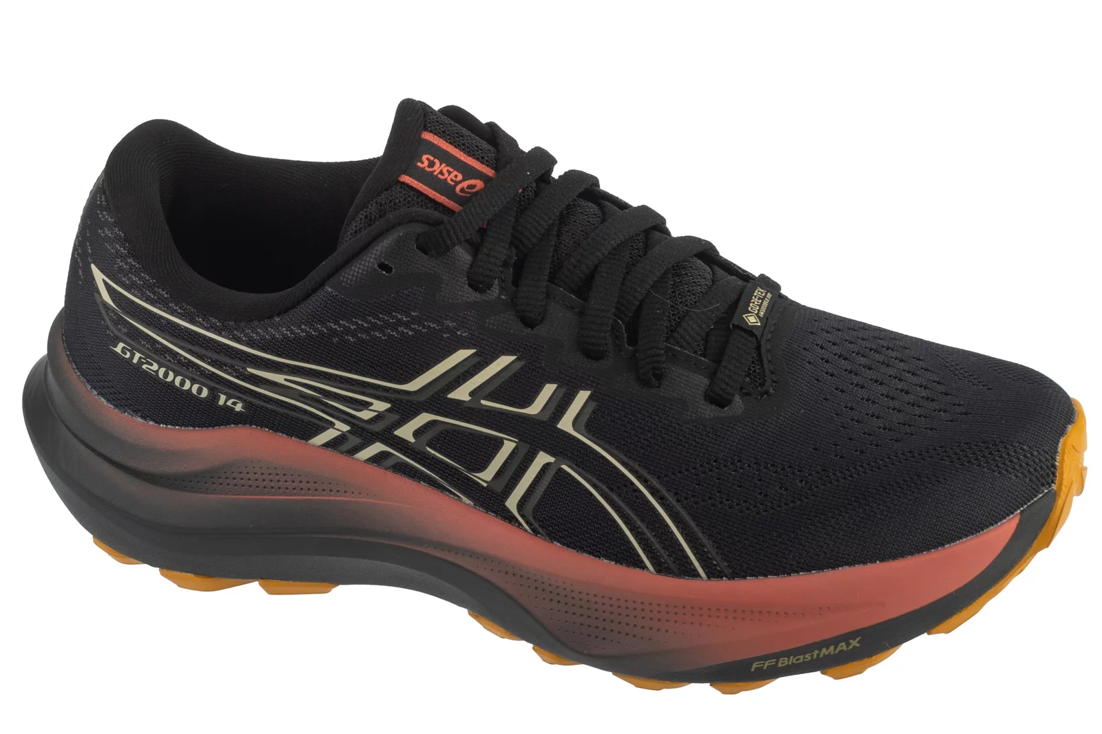 ASICS GT-2000 14 GTX 1012B844-001, Damskie, Czarne, buty do biegania, tkanina, rozmiar: 39,5