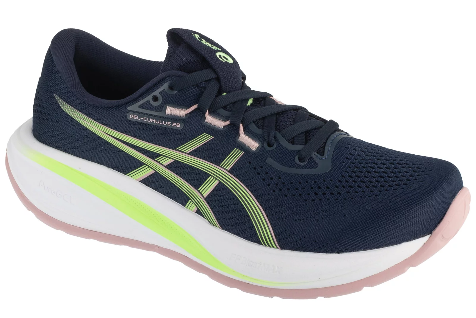 ASICS Gel-Cumulus 28 1012B916-400, Damskie, Granatowe, buty do biegania, tkanina, rozmiar: 38