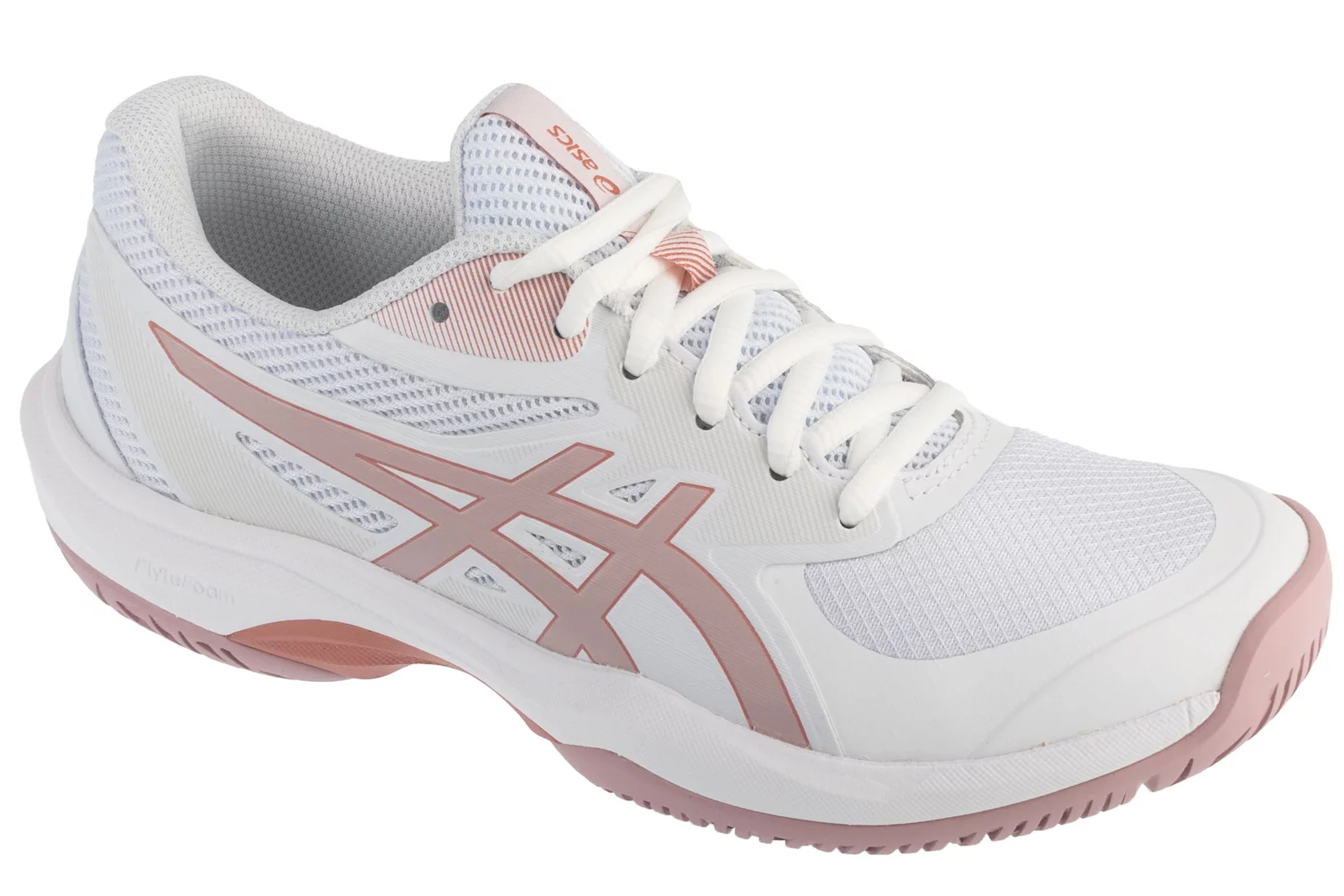 ASICS Game FF 1042A281-103, Damskie, Białe, buty do tenisa, tkanina, rozmiar: 38
