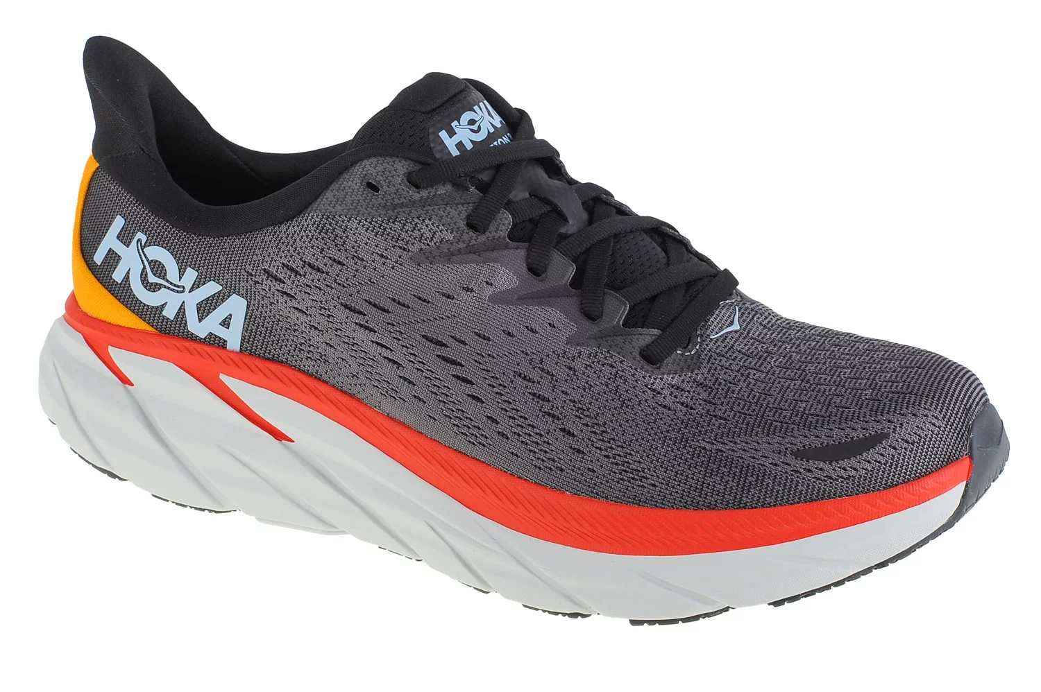 Hoka One One Mens Clifton 8 1119393 ACTL Hoka Clifton 8 Anthracite/Castlerock 1119393 ACTL & 1121374  main image 4