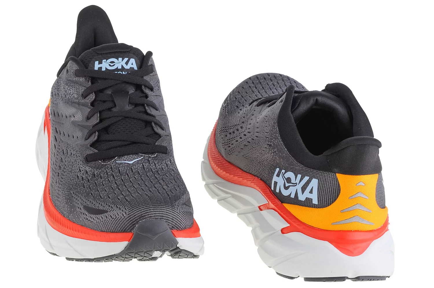 Hoka One One Mens Clifton 8 1119393 ACTL Hoka Clifton 8 Anthracite/Castlerock 1119393 ACTL & 1121374  main image 2