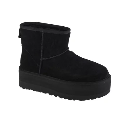 UGG Classic Mini Platform 1134991-BLK damskie buty zimowe, Czarne 001