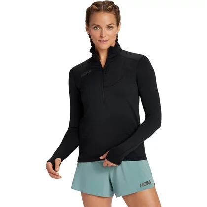 Hoka W 1/2 Zip Longsleeve 1135053-BLK