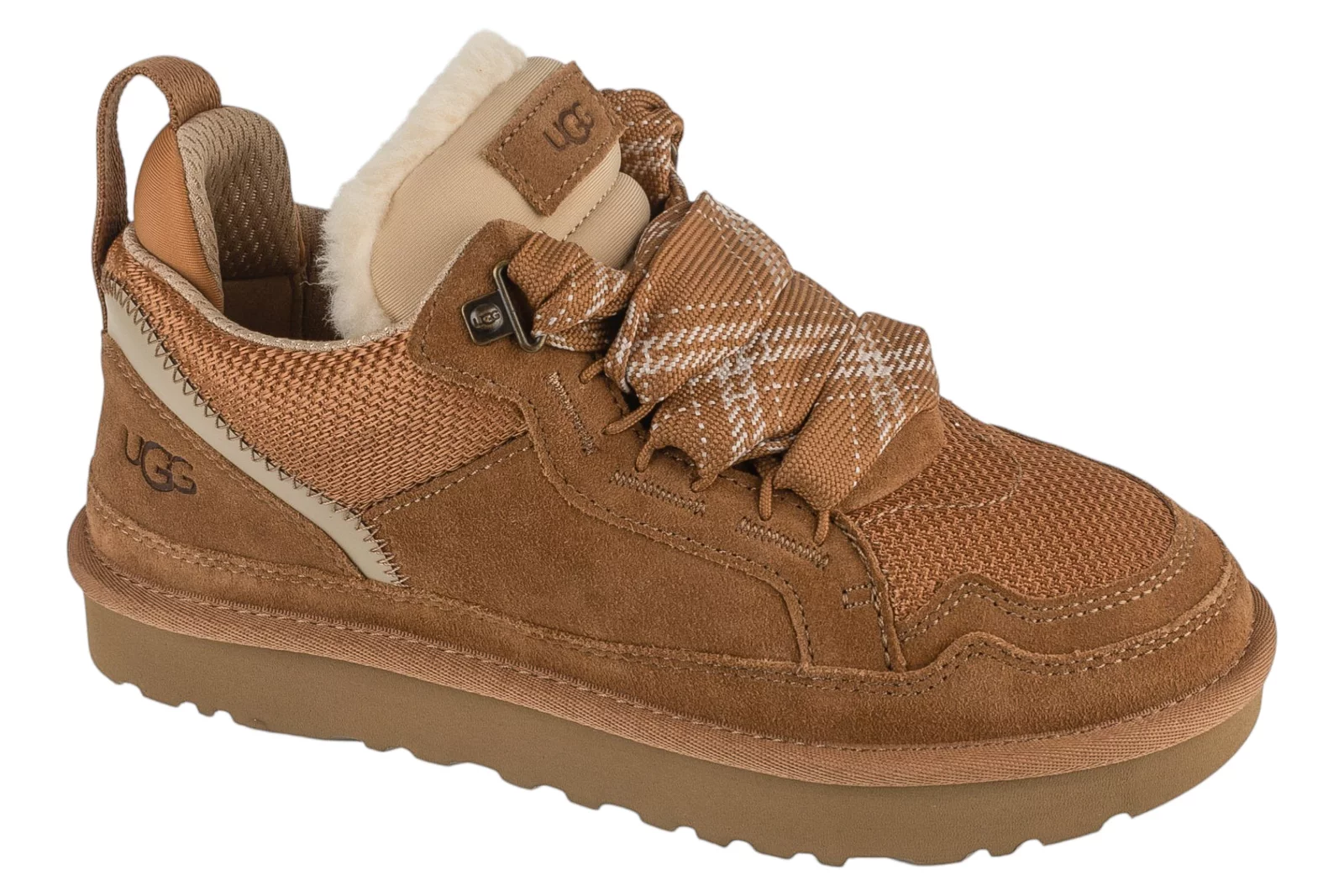 UGG Lowmel 1144032-CHE, Damskie, Brązowe, buty sneakers, tkanina, rozmiar: 41