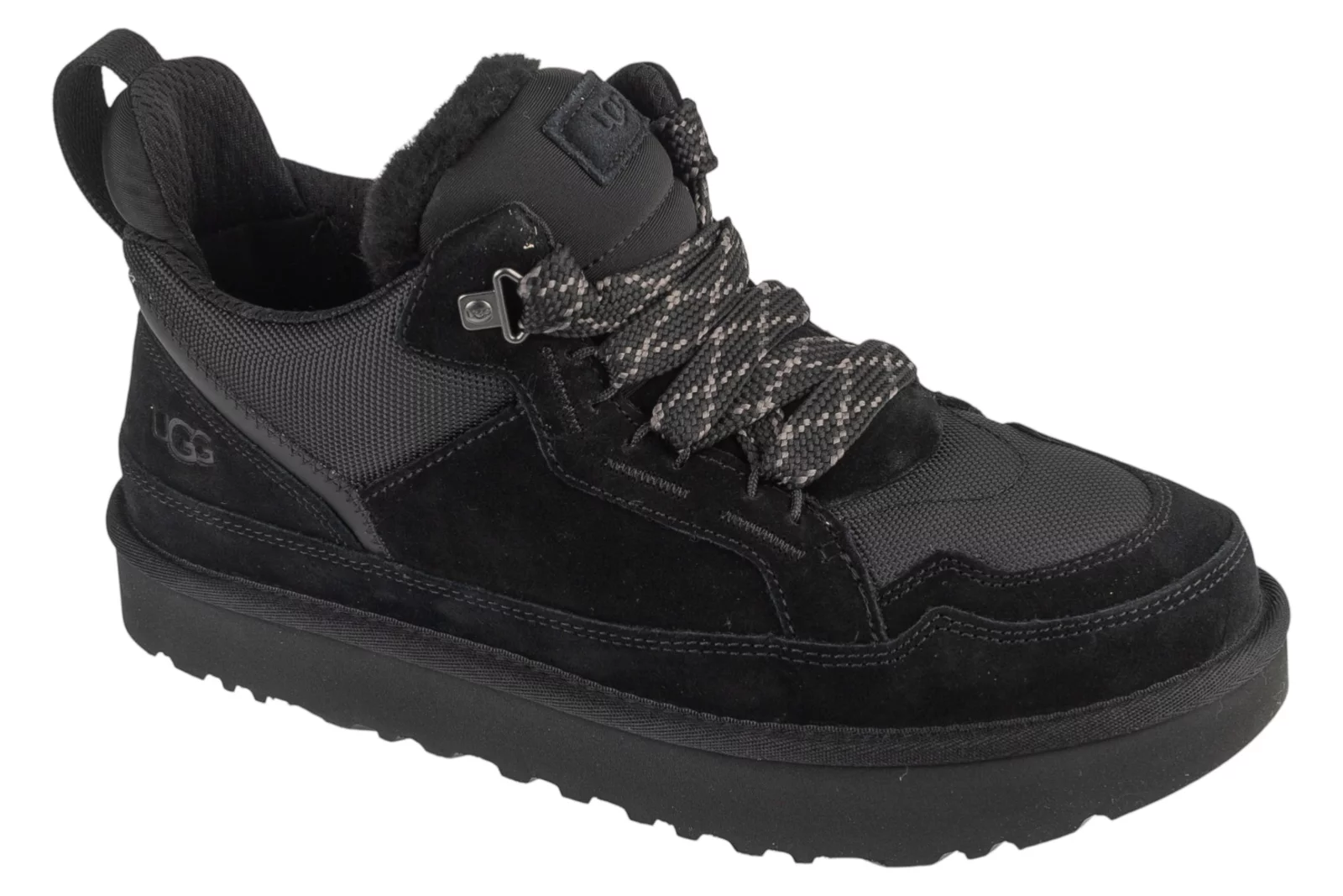 UGG Lowmel 1170750-BLK, Męskie, Czarne, buty sneakers, tkanina, rozmiar: 42