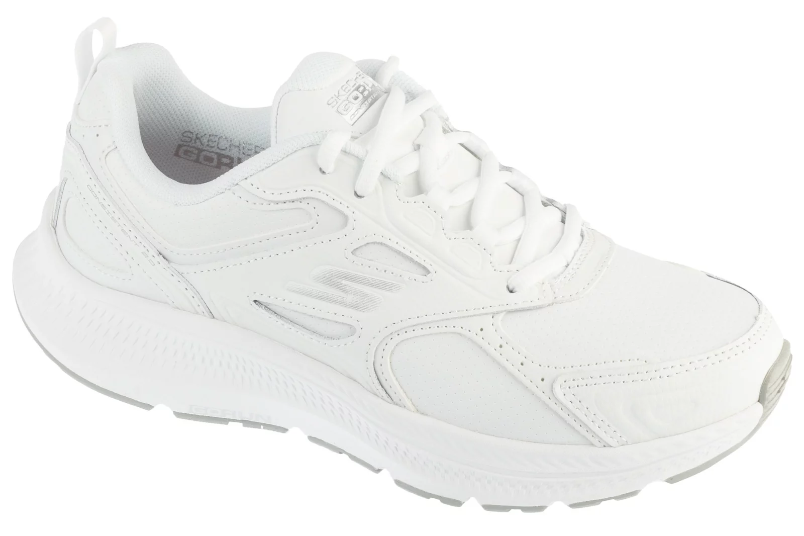 Skechers Go Run Consistent 2.0 - Sumpter Trail 128613-WHT, Damskie, Białe, buty do biegania, skóra, rozmiar: 36