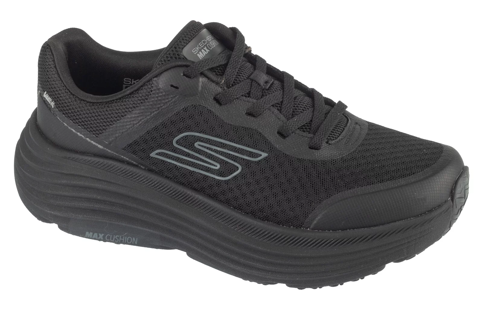 Skechers Max Cushioning Endeavour 129470-BBK, Damskie, Czarne, buty do biegania, tkanina, rozmiar: 39