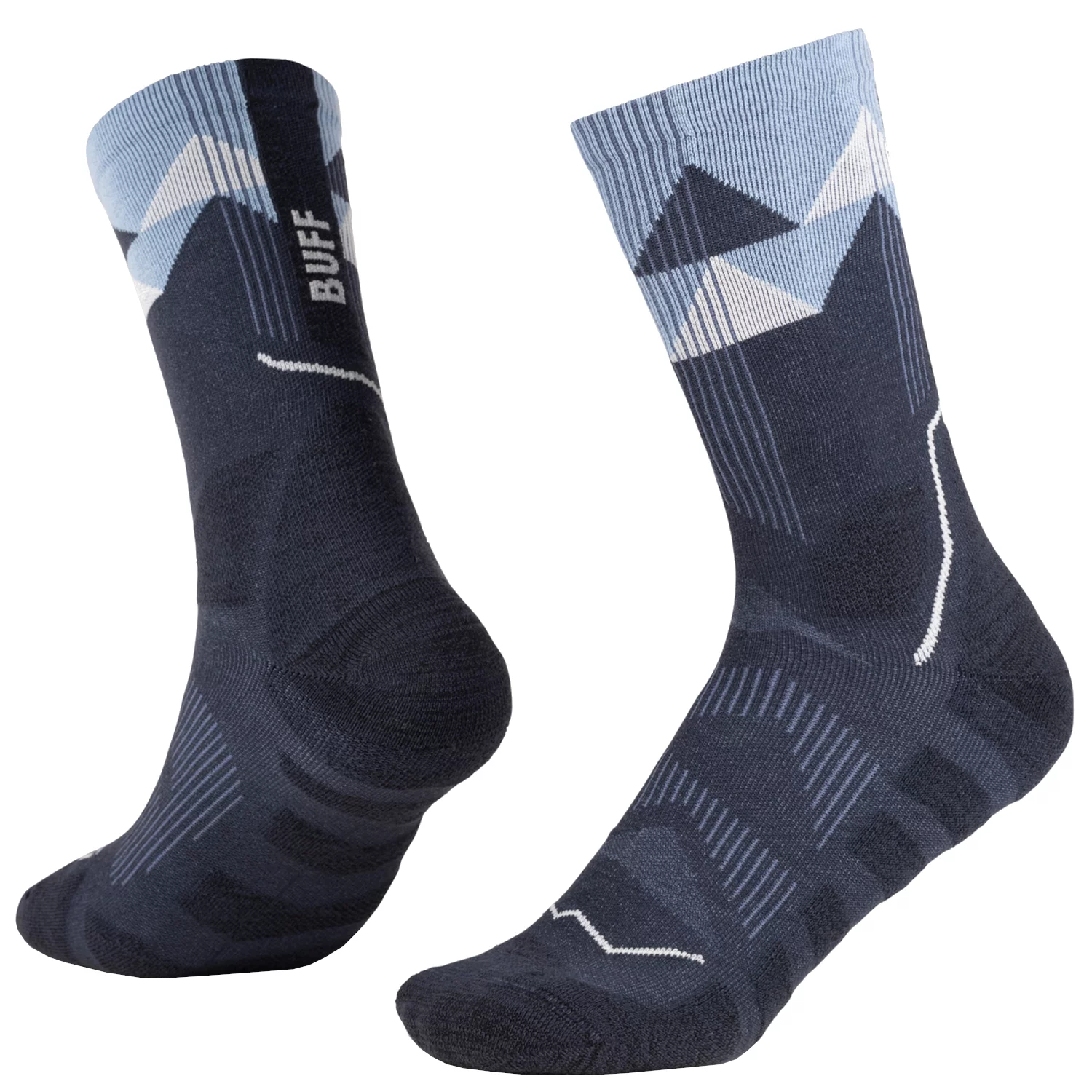 BUFF Thermonet Crew Socks 138869779, Unisex, Granatowe, skarpetki, poliester, rozmiar: 39-41
