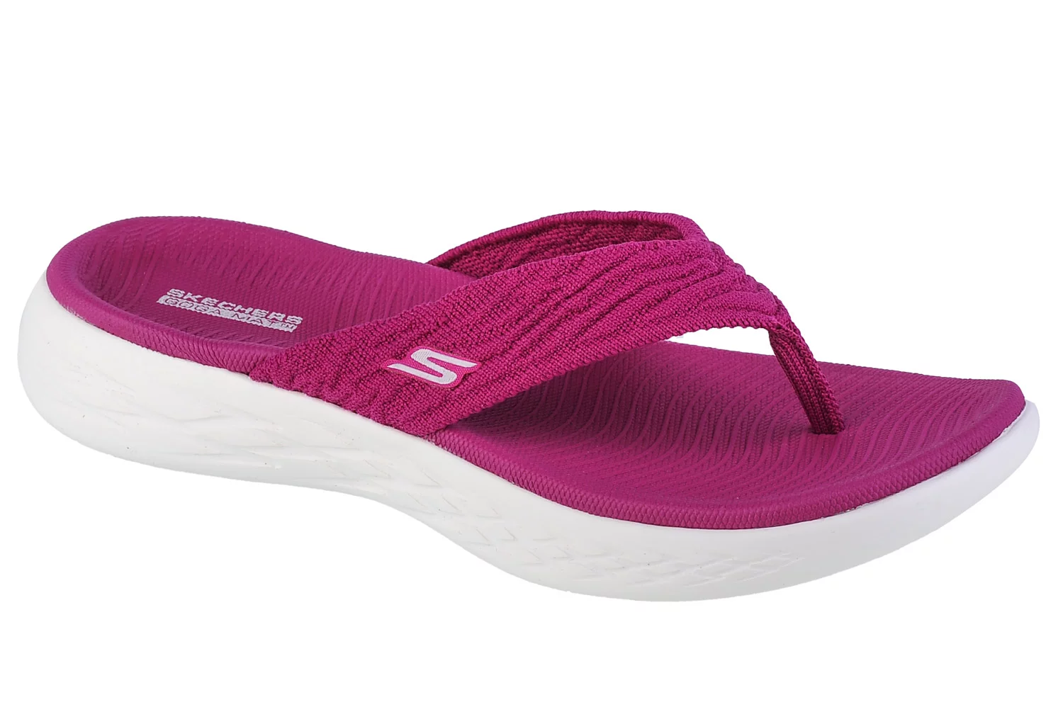 Skechers On The Go 600 Sunny 140037-FUS, Damskie, Fioletowe, japonki, tkanina, rozmiar: 40