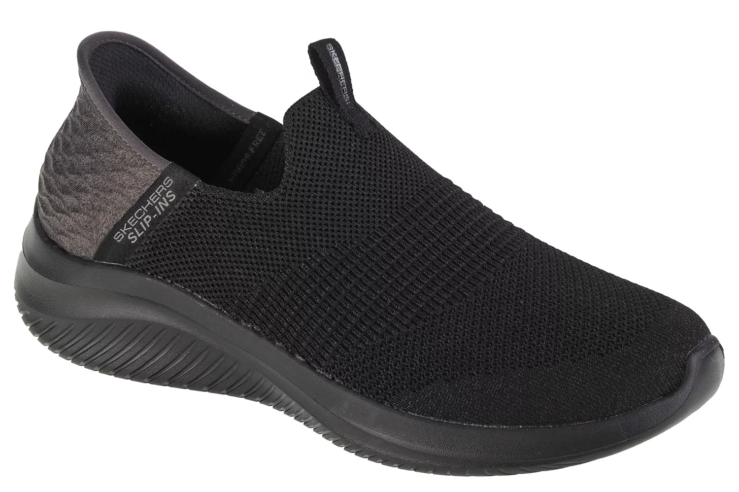 Skechers Slip-Ins Ultra Flex 3.0 Smooth Step 149709-BBK, Damskie, Czarne, buty sneakers, tkanina, rozmiar: 41